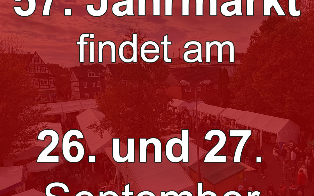 Termin Jahrmarkt 2026 steht.